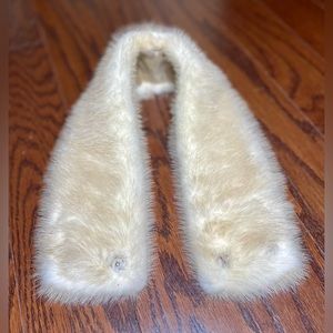 Mink Fur Collar Real